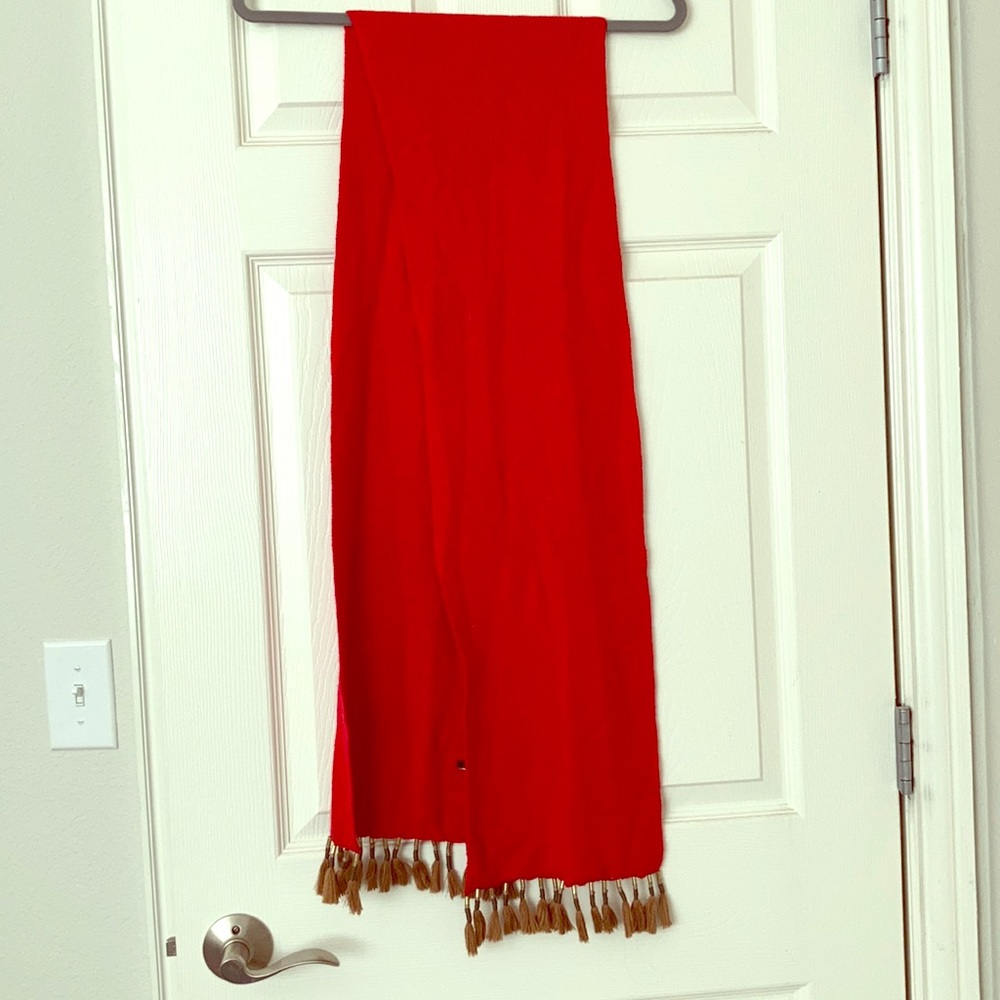 JCrew scarf with tassels